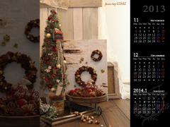 無料壁紙カレンダー2013年12月