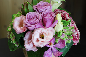 アレンジメント ピンク系