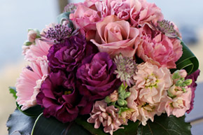 アレンジメント ピンク系