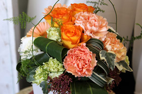 アレンジメント 黄色・オレンジ系