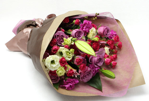 花束(スタンダード)ピンク系