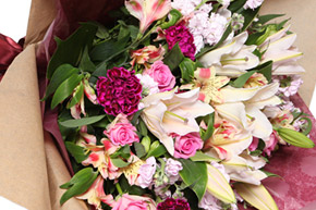 花束(スタンダード)ピンク